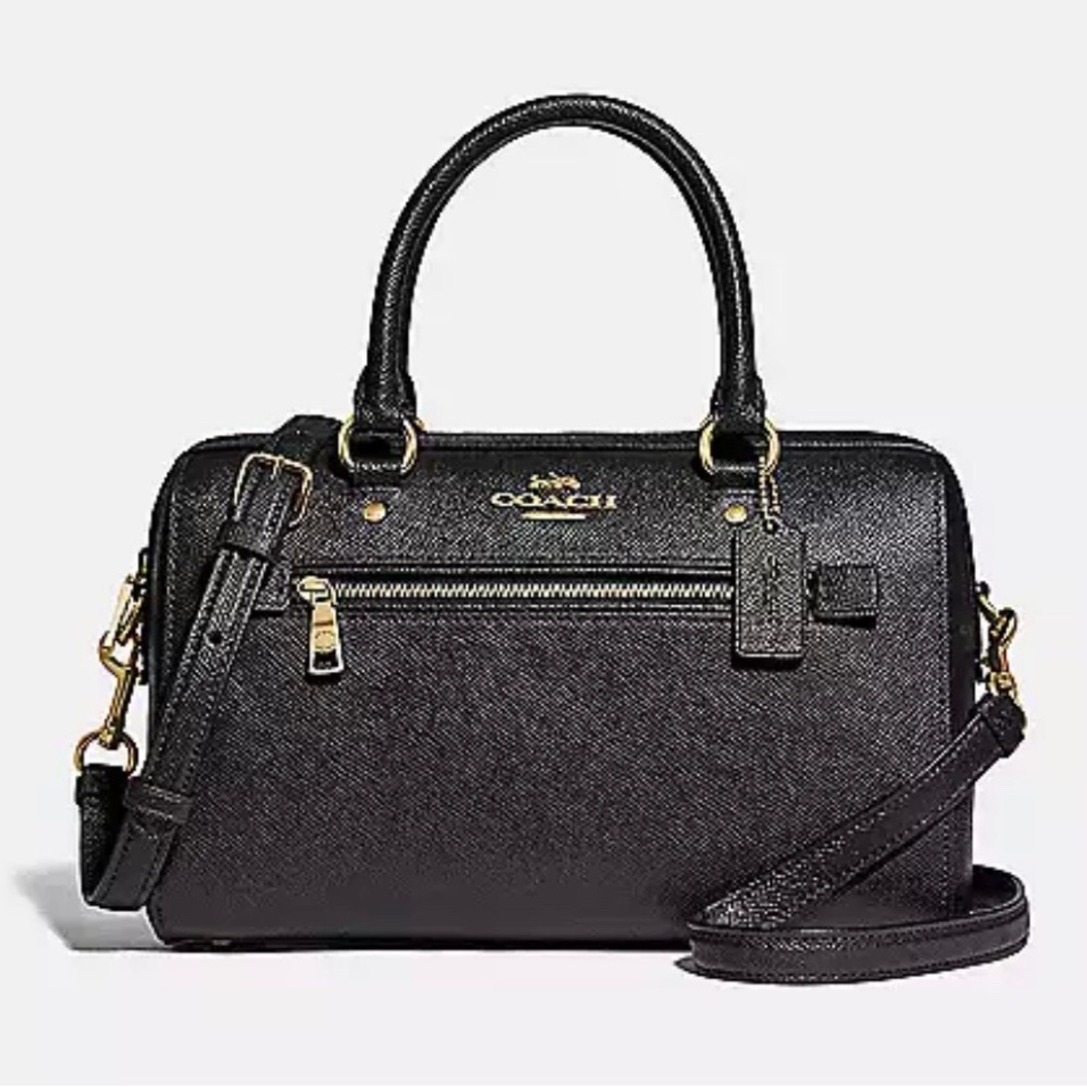Rowan Satchel - gold accent and emblem